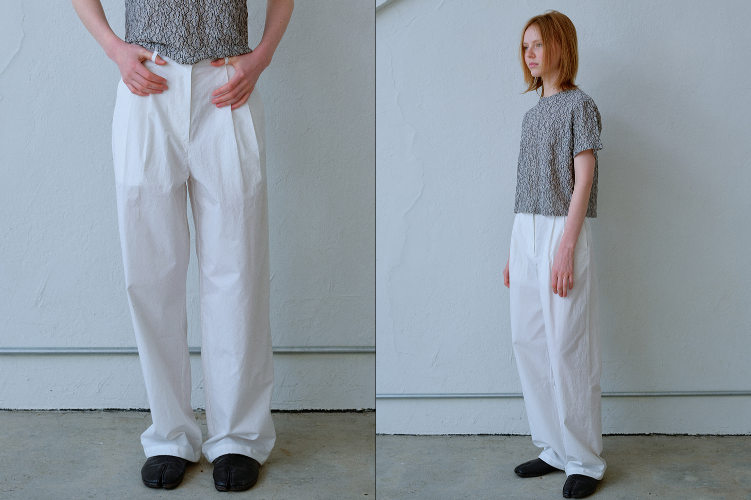 Summer string pants (white)